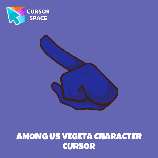 Among Us Vegeta Character cursor